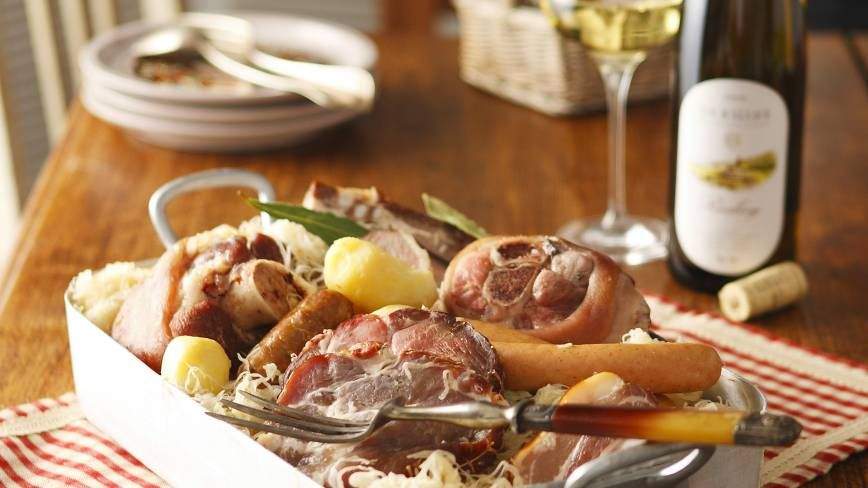 choucroute Le Restaurant S’Thomas Stuebel