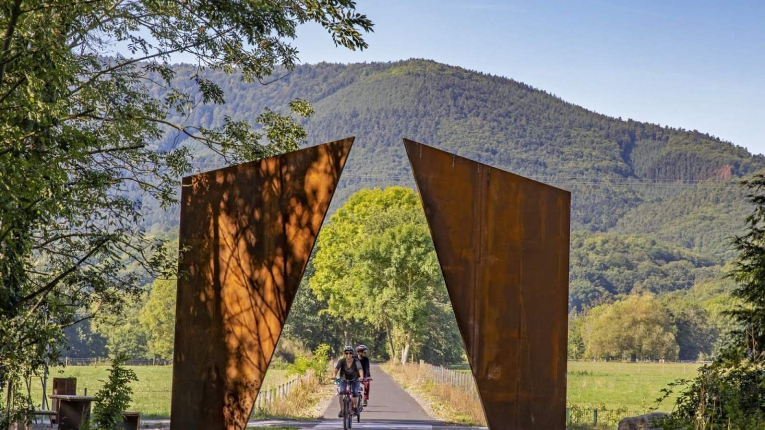 voie verte "Portes Bonheur " alsace