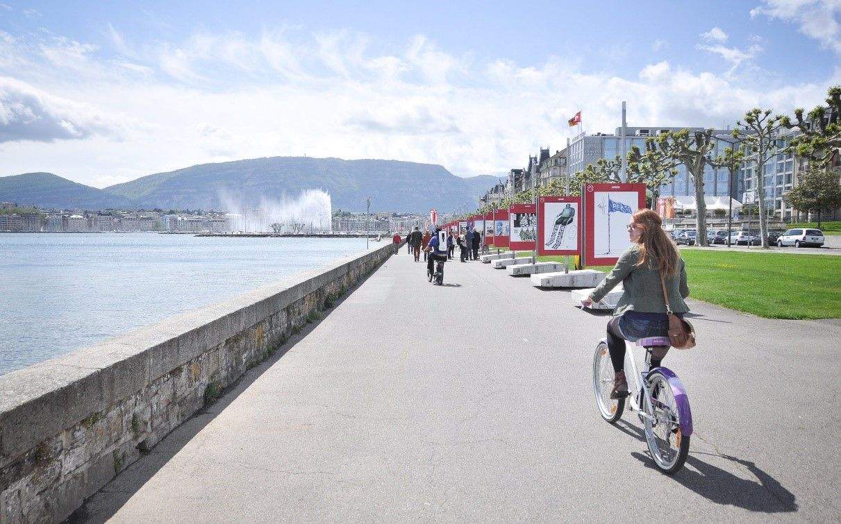 Genève à vélo Hôtel D